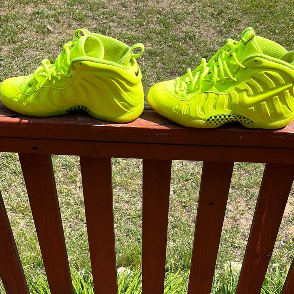 Kids Neon Green Sneakers - Picture 3 of 5